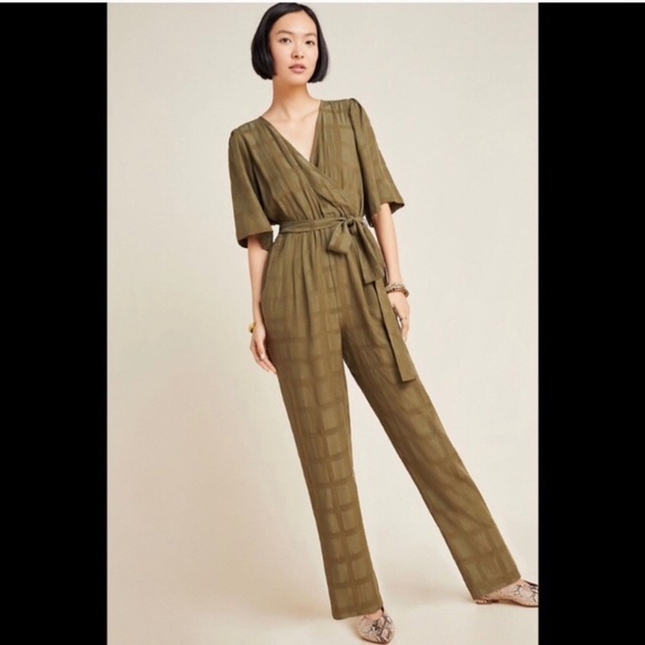Anthropologie Dolan Coast Maia Surplice Jumpsuit - Picture 1 of 7